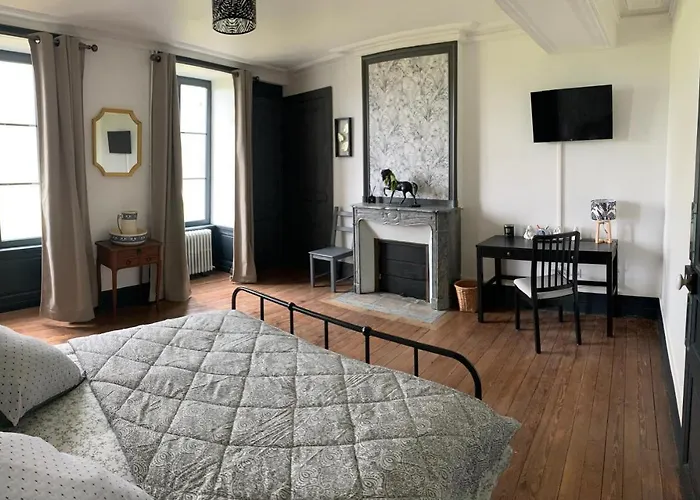 Quarto em Acomodações Particulares Château De Franquetot&d Day Collins Museum *